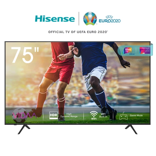 Hisense A7100F 75A7100F TV 190.5 cm (75") 4K Ultra HD Smart TV Wi-Fi Black