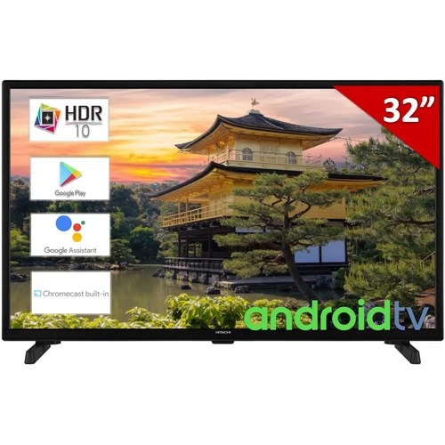 Hitachi 32HAE2351 TV 81.3 cm (32") HD Smart TV Wi-Fi Black 0