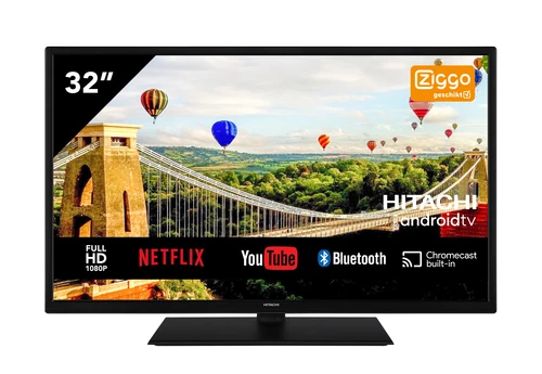 Hitachi 32HAE4350 TV 81.3 cm (32") Full HD Smart TV Wi-Fi Black 0