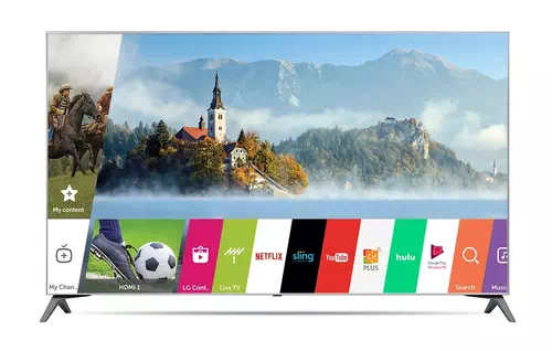 LG 49UJ7700 TV 124.5 cm (49") 4K Ultra HD Smart TV Wi-Fi Black, Silver 0