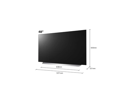 LG OLED48C15LA.AEU Televisor 121,9 cm (48") 4K Ultra HD Smart TV Wifi Blanco 9