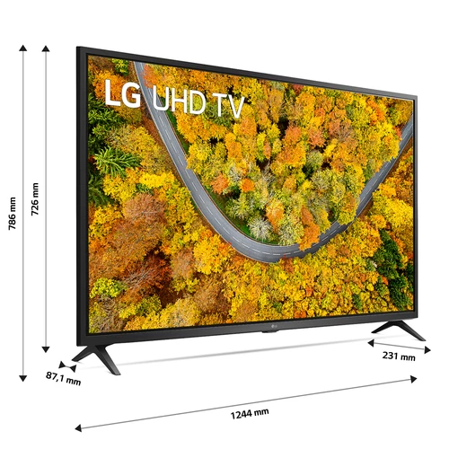 LG 55UP75006LF.APDZ Televisor 139,7 cm (55") 4K Ultra HD Smart TV Wifi Gris 11
