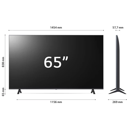 LG UHD 65UR78006LK.API Televisor 165,1 cm (65") 4K Ultra HD Smart TV Wifi Negro 14