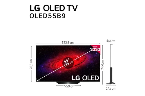 LG OLED 139.7 cm (55") 4K Ultra HD Smart TV Wi-Fi Black 1