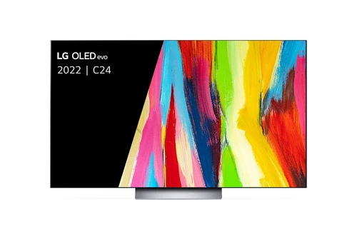 LG OLED evo OLED55C24LA TV 139.7 cm (55") 4K Ultra HD Smart TV Wi-Fi Silver 1