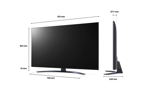 LG NanoCell 50NANO766QA TV 127 cm (50") 4K Ultra HD Smart TV Wifi Noir 2