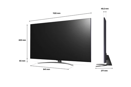 LG NanoCell NANO81 50NANO816QA TV 127 cm (50") 4K Ultra HD Smart TV Wifi Noir 2