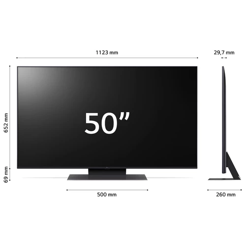 LG UHD 50UR91006LA.API Televisor 127 cm (50") 4K Ultra HD Smart TV Wifi Azul 2