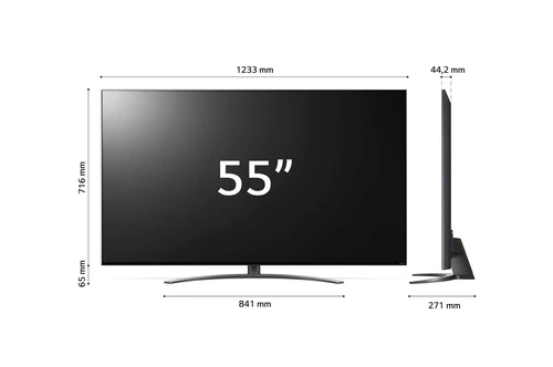 LG 55QNED816QA.API Televisor 139,7 cm (55") 4K Ultra HD Smart TV Wifi Negro 2