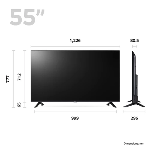 LG 55UR73006LA.AEKQ Televisor 139,7 cm (55") 4K Ultra HD Smart TV Wifi Negro 2