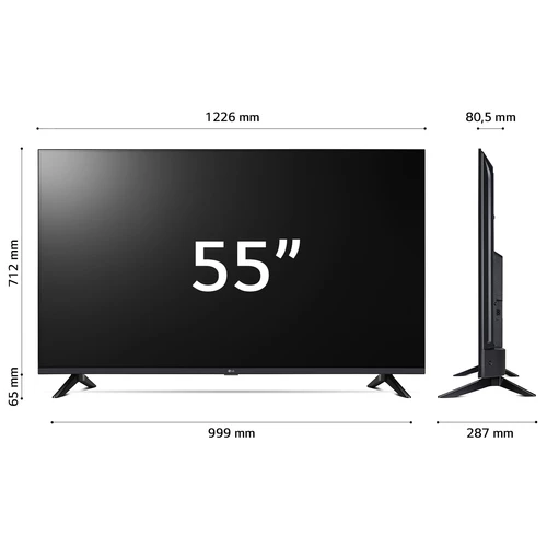 LG 55UR74006LB 139,7 cm (55") 4K Ultra HD Smart TV Wifi Noir 2