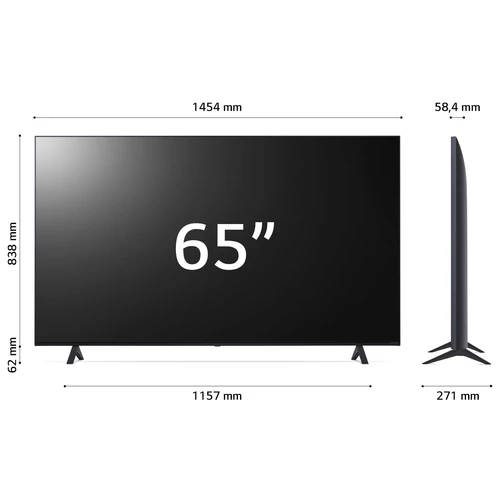 LG 65NANO756QC.API Televisor 165,1 cm (65") 4K Ultra HD Smart TV Wifi Azul 2