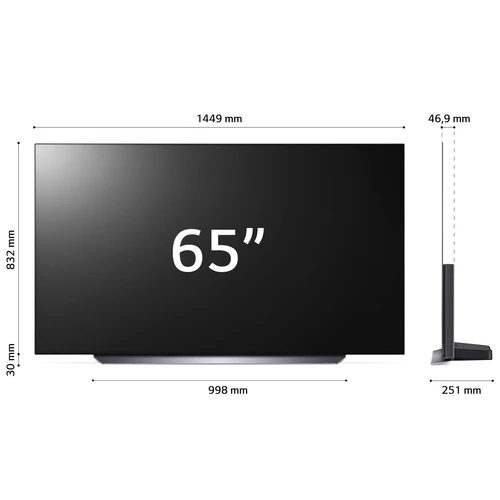 LG OLED OLED65CS6LA.API Televisor 165,1 cm (65") 4K Ultra HD Smart TV Wifi Azul 2