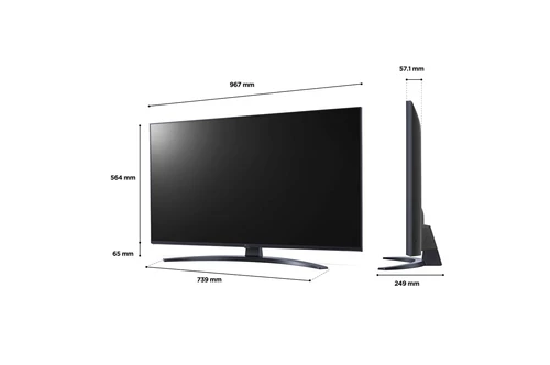 LG UHD 43UQ91006LA TV 109,2 cm (43") 4K Ultra HD Smart TV Wifi Noir 3