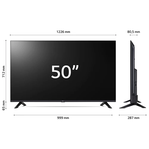 LG UHD 55Ur73006la 55\" 4K LED Smart-tv 139,7 cm (55") 4K Ultra HD Smart TV Wifi Noir 3