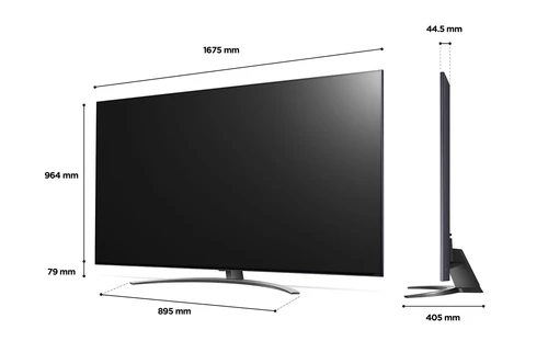 LG NanoCell NANO81 75NANO816QA Televisor 190,5 cm (75") 4K Ultra HD Smart TV Wifi Negro 3