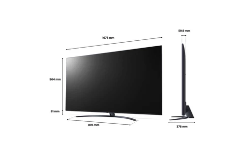 LG UHD 75UQ91006LA TV 190,5 cm (75") 4K Ultra HD Smart TV Wifi Noir 3