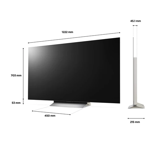 LG OLED55CS6LA.AEK TV 139.7 cm (55") 4K Ultra HD Smart TV Wi-Fi Metallic 3