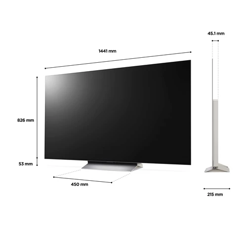 LG OLED65CS6LA.AEK TV 165.1 cm (65") 4K Ultra HD Smart TV Wi-Fi Metallic 3