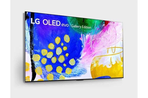 LG OLED evo Gallery Edition G2 77 inch evo Gallery Edition OLED TV 194.8 cm (76.7") 4K Ultra HD Smart TV Wi-Fi Black, Silver 4