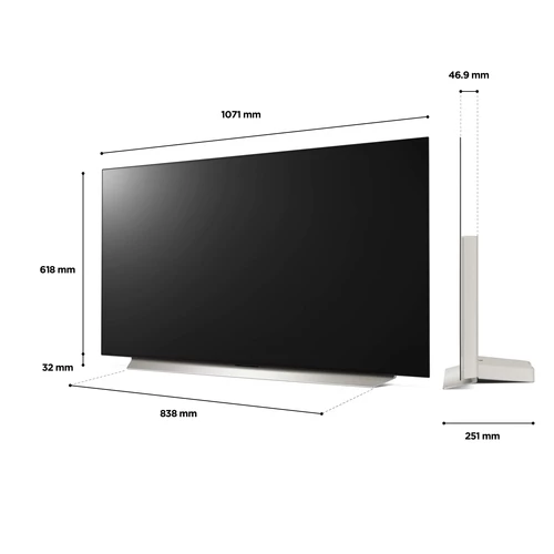 LG OLED48C26LB.AEK TV 121.9 cm (48") 4K Ultra HD Smart TV Wi-Fi Black 4