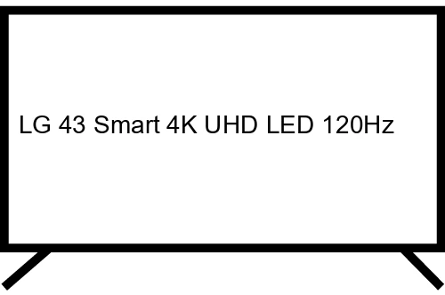 LG 43 Smart 4K UHD LED 120Hz 109.2 cm (43") 4K Ultra HD Smart TV Wi-Fi Black