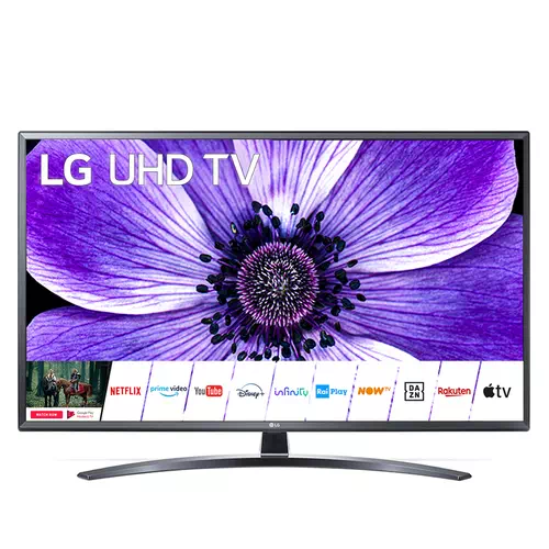 LG 43UN74006LB 109.2 cm (43") 4K Ultra HD Smart TV Wi-Fi Black