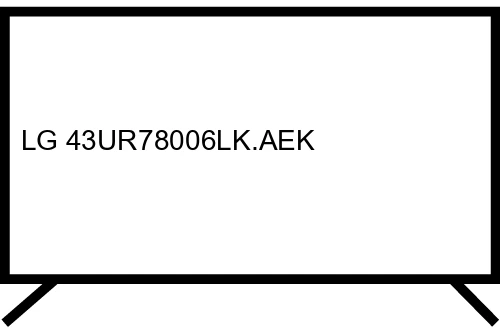 Mettre à jour le système d'exploitation LG 43UR78006LK.AEK
