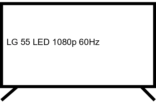 LG 55 LED 1080p 60Hz 139,7 cm (55") Full HD Wifi Noir