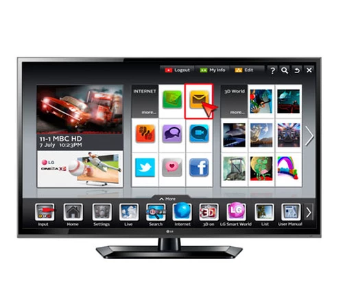 LG 60LS579C TV 152,4 cm (60") Full HD Noir