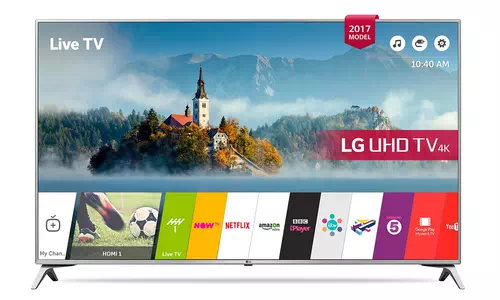 LG 65UJ651V TV 165,1 cm (65") 4K Ultra HD Smart TV Wifi Noir, Argent