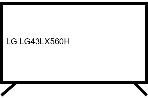 LG LG43LX560H 109.2 cm (43") Full HD Black