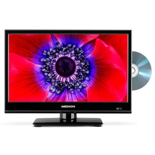 MEDION E11909 - LCD TV - 19" (47 cm) - HD Triple Tuner - lecteur DVD intégré - adaptateur voiture - CI - 1x HDMI - 1x USB - Noir 0