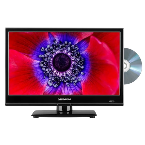 MEDION LIFE® E11961 LCD-TV | 47 cm (18,5 pouces) | HD Triple Tuner | Adaptateur voiture | Lecteur DVD intégré | Lecteur multimédia intégré | CI+ 0