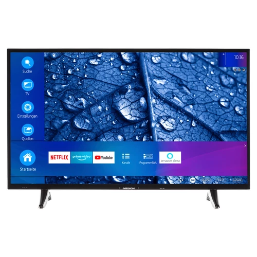 MEDION LIFE P13911 Smart TV | 39 pouces | Ecran HD | Son DTS | Prêt pour PVR | Bluetooth | Netflix | Amazon Prime Video 0