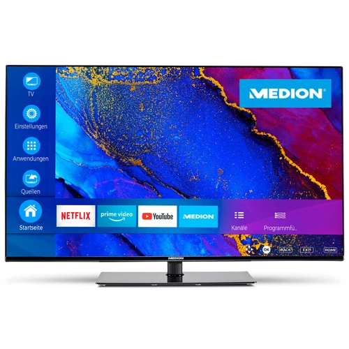 MEDION LIFE X14333 109.2 cm (43") 4K Ultra HD Smart TV Wi-Fi Black 0