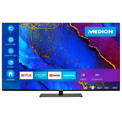 MEDION LIFE X16547 165,1 cm (65") 4K Ultra HD Smart TV Noir 0