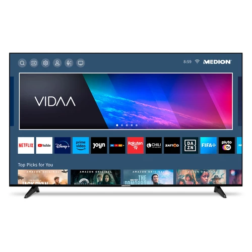 MEDION LIFE X16583 165.1 cm (65") 4K Ultra HD Smart TV Black 0