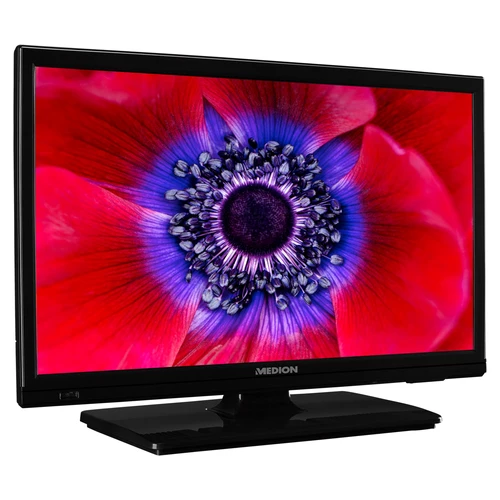 MEDION LIFE E11913 Téléviseur | LCD 47 cm (19 pouces) | HD Triple Tuner | lecteur DVD intégré | adaptateur voiture | CI+ 10