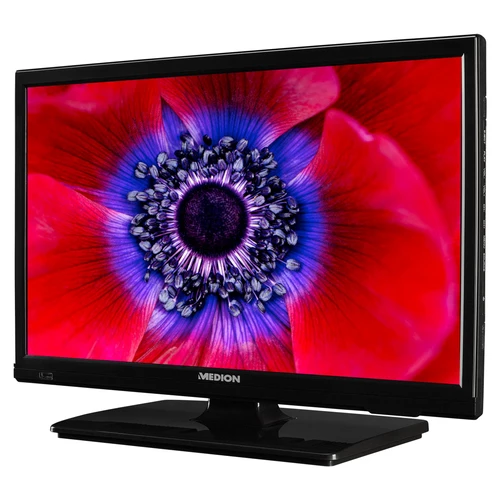MEDION LIFE E11913 Téléviseur | LCD 47 cm (19 pouces) | HD Triple Tuner | lecteur DVD intégré | adaptateur voiture | CI+ 12