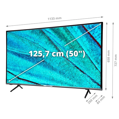 MEDION LIFE X15012 125.7 cm (49.5") 4K Ultra HD Smart TV Wi-Fi Black 12