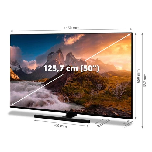MEDION LIFE X15040 127 cm (50") 4K Ultra HD Smart TV Wifi Noir 15