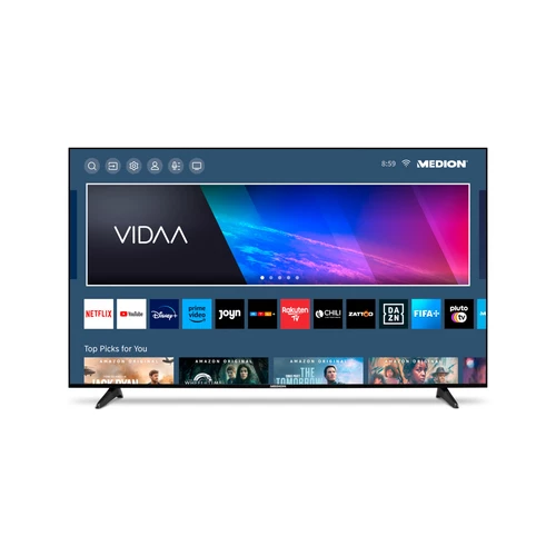 MEDION LIFE X16583 165,1 cm (65") 4K Ultra HD Smart TV Negro 16
