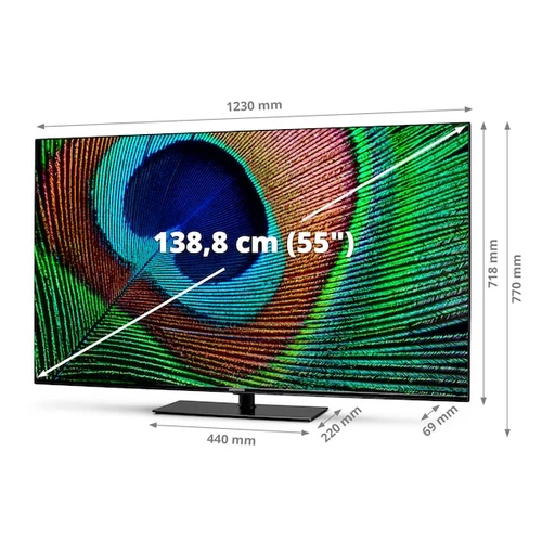 MEDION 55" STV MD31478 X15518 EU 139,7 cm (55") 4K Ultra HD Smart TV Wifi Noir 1