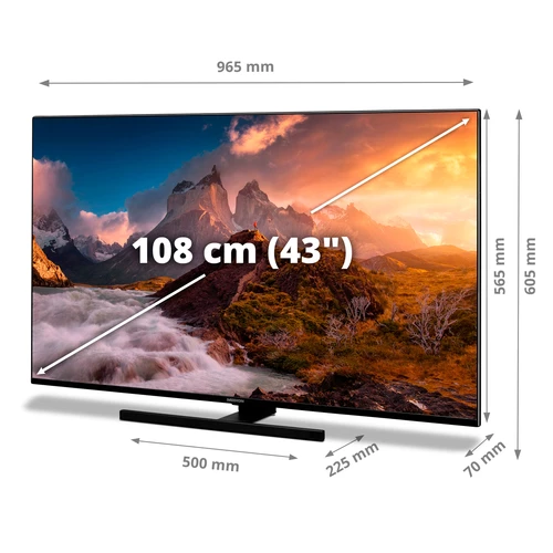 MEDION LIFE X14318 109.2 cm (43") 4K Ultra HD Smart TV Black 1