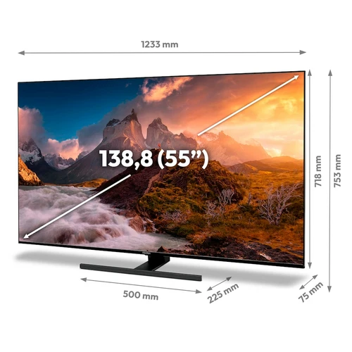 MEDION LIFE X15529 139.7 cm (55") 4K Ultra HD Smart TV Wi-Fi Black 350 cd/m² 1