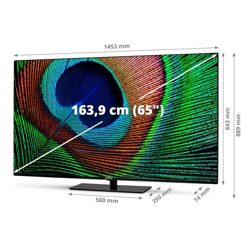 MEDION LIFE X16537 165,1 cm (65") 4K Ultra HD Smart TV Noir 1