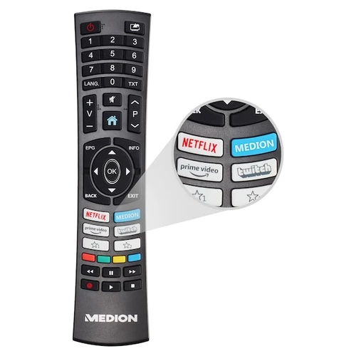 MEDION 65" STV MD31948 X16519 EU 165,1 cm (65") 4K Ultra HD Smart TV Wifi Negro 3