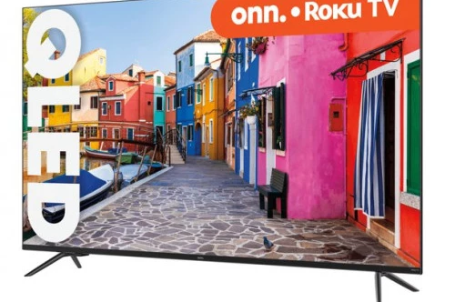 onn. 65” QLED 4K UHD (2160p) Roku Smart TV (100071705)