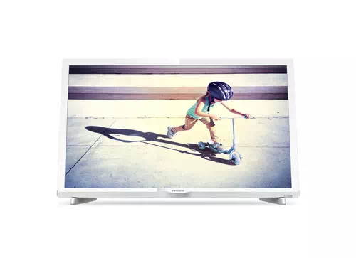 Philips 4000 series 24PHT4032/60 TV 61 cm (24") HD Blanc 0